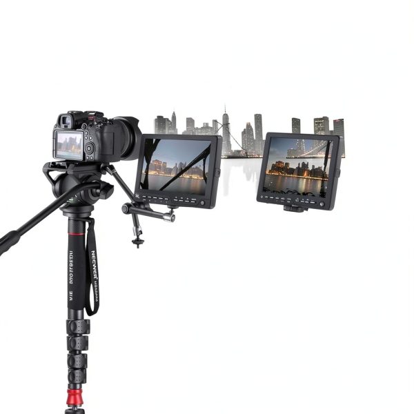 Neewer Camera Monopod with Feet Aluminum Telescopic Fluid-5