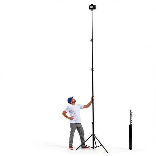 RAUBAY 16ft Tall Tripod Air Cushion Full Metal Sports-1