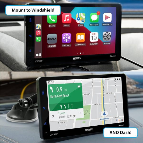 Jensen Car Stereo with Apple CarPlay Android Auto Bluetooth-1