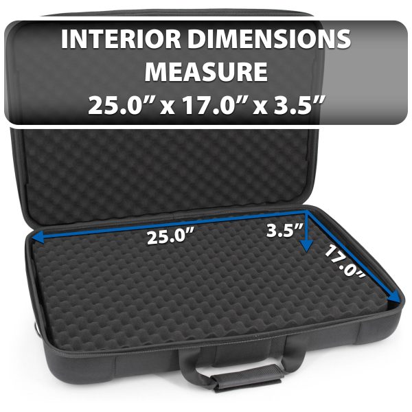 CASEMATIX Hard Shell Monitor Case EVA Protection Travel-7