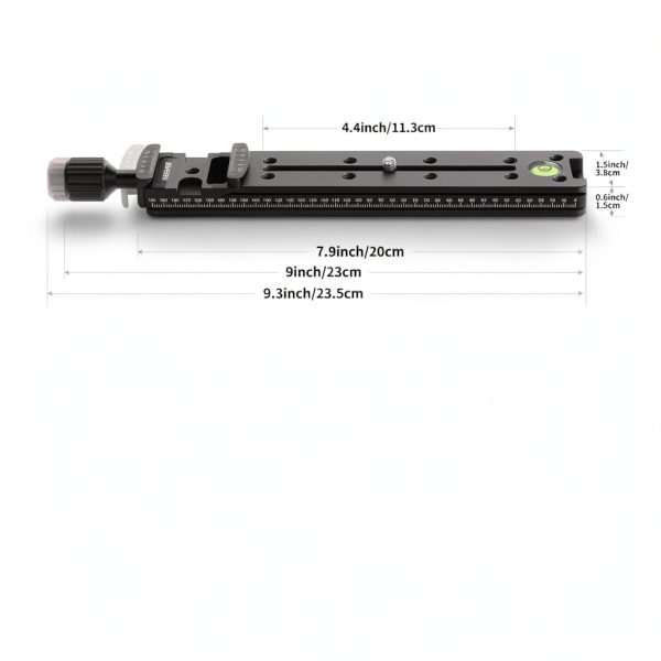 Neewer 200mm Nodal Slide Camera Rail Quick Release Clamp-1