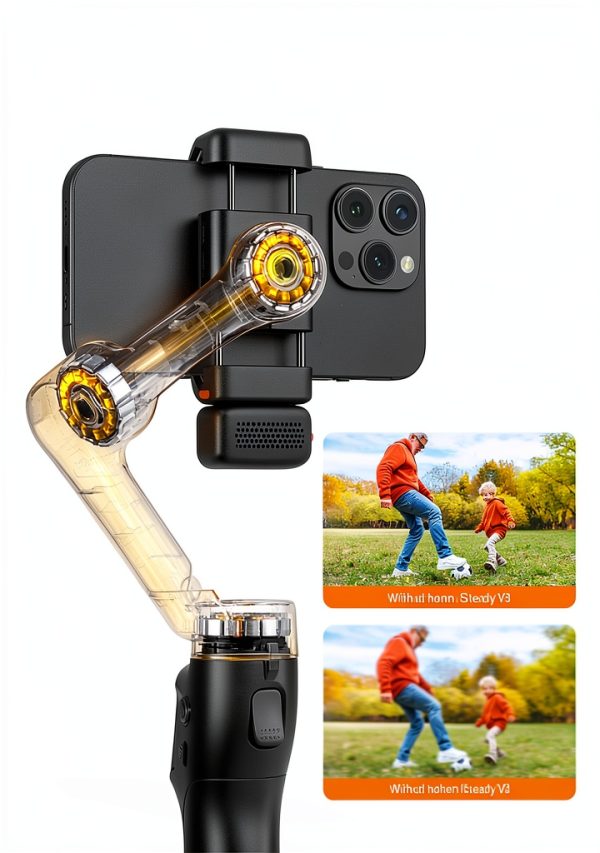 Hohem iSteady V3 Gimbal Magnetic AI Tracking Smartphone-3