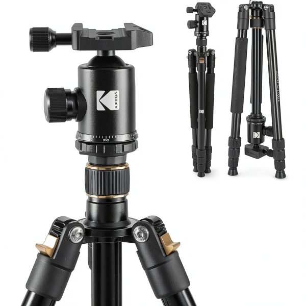 Kodak Photo Gear Tripod Monopod 360 Ball Head Travel-0