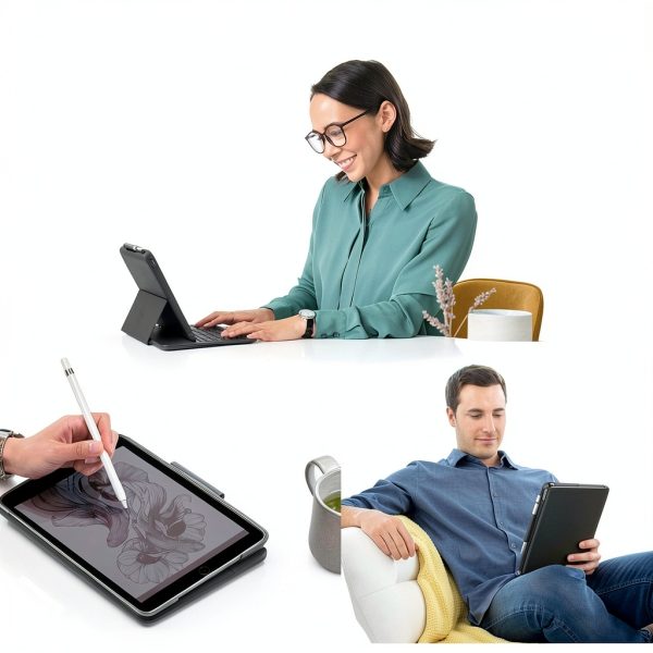 Logitech Slim Folio iPad Keyboard Case Protection Typing-5