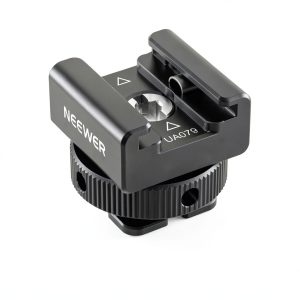 Neewer Cold Shoe Mount Adapter DJI Mic Rode Wireless GO II-0