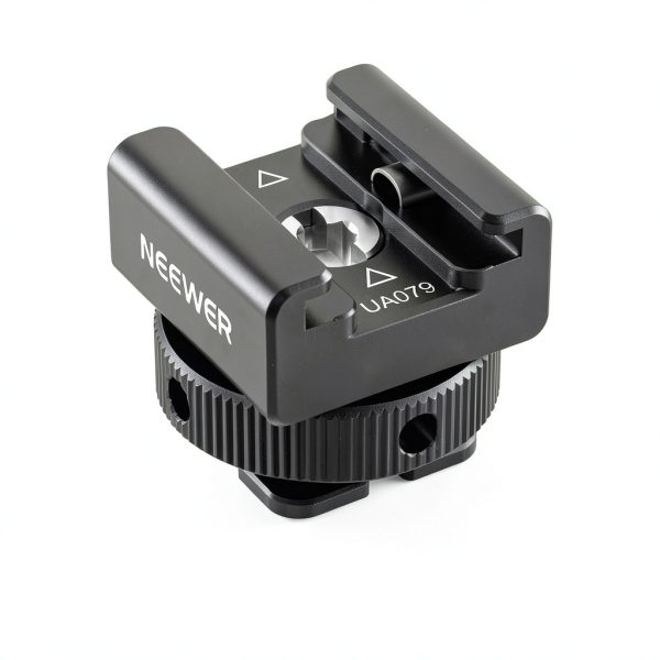 Neewer Cold Shoe Mount Adapter DJI Mic Rode Wireless GO II-0