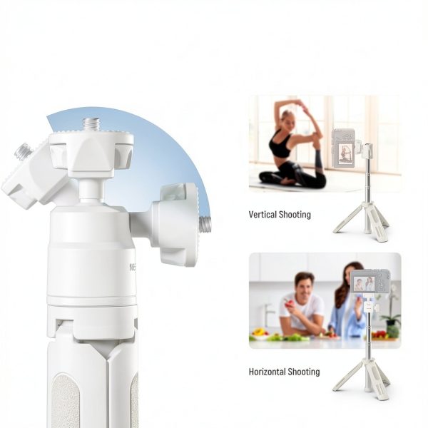 Neewer Basics Mini Desk Tripod for iPhone GoPro Vlogging-2