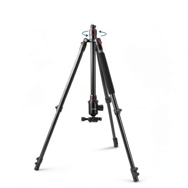 Neewer Camera Tripod Monopod Aluminum Ball Head Phone Holder-4