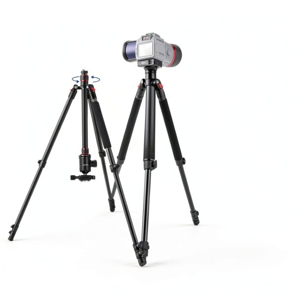 Neewer Aluminum Tripod Monopod 360 Ball Head Phone Holder-3