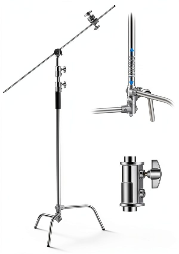 Pavo Foldable C Stand Universal Adapter Adjustable Height-0