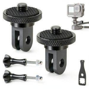Neewer Action Camera Tripod Mount Adapter Aluminum Alloy-0
