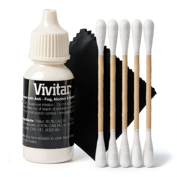 Vivitar Camera Accessory Bundle Tripod Filters Flash Black-8
