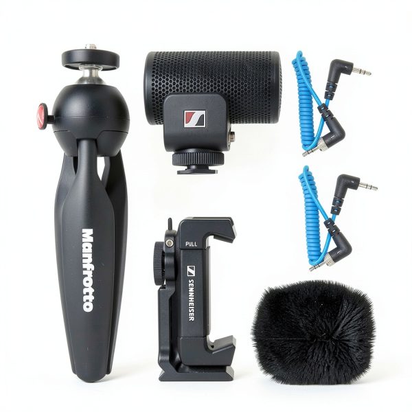 Sennheiser MKE 200 Mobile Kit Directional Microphone Tripod-1