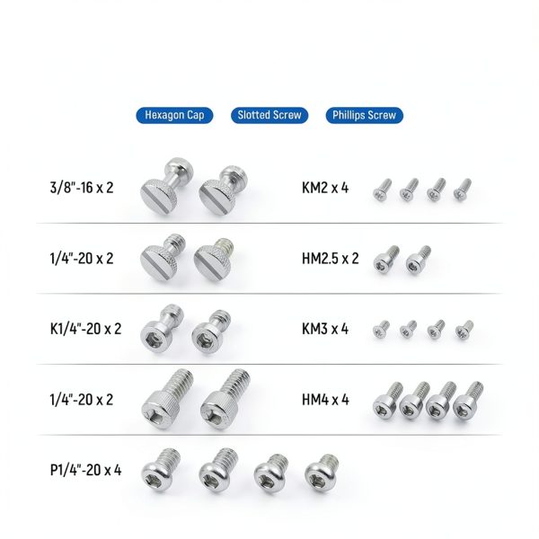 Neewer Camera Screw Set Stainless Steel Photography-1