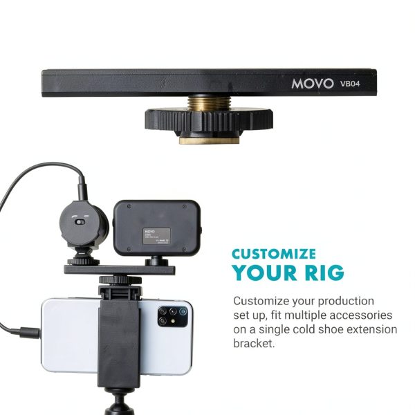 Movo uVlogger Smartphone Vlogging Kit Microphone Light-6