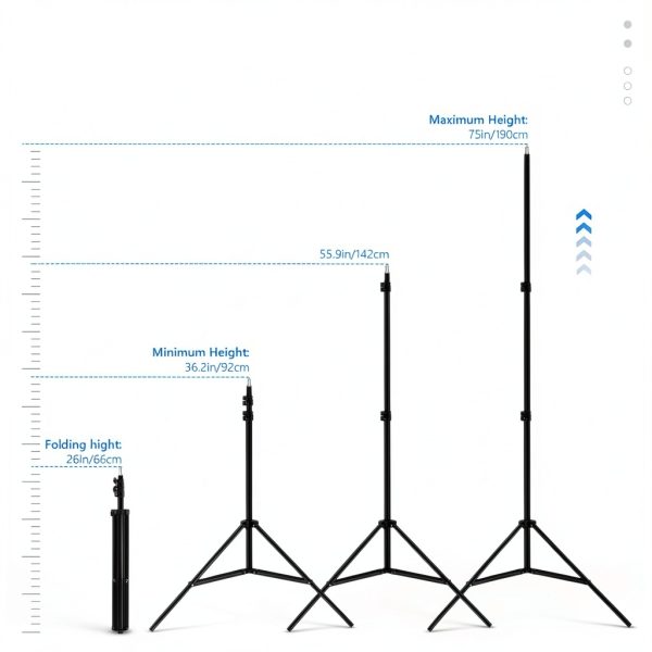 Neewer Aluminum Tripod Stands Studio Photography Lights-1