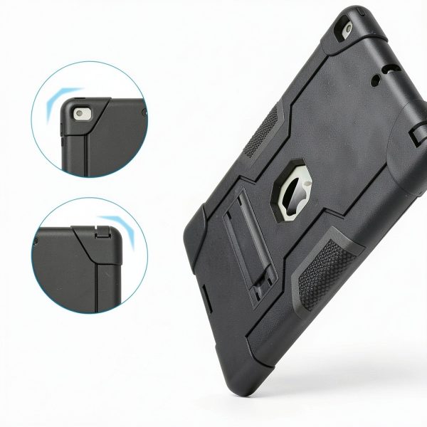 Entronix iPad 10.2 Case Navy Blue Heavy Duty Kickstand-1