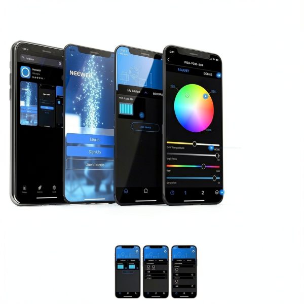 Neewer RGB Video Light Kit APP Control CRI97+ Streaming-4