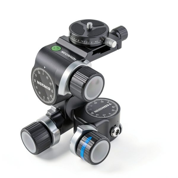 Neewer 3 Way Geared Tripod Head Aluminum Alloy Camera-1