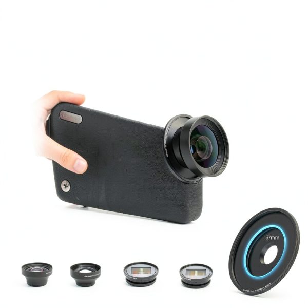 Neewer 17mm to 37mm 58mm Lens Filter Adapter Ring for Phone-2