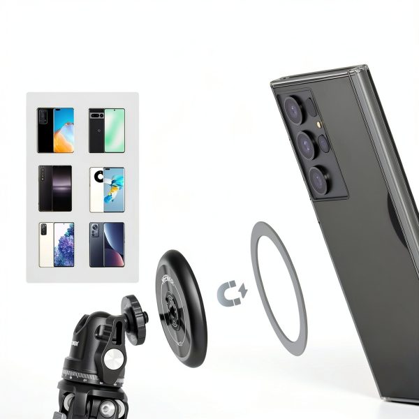 Neewer Magnetic Phone Tripod Mount Adapter MagSafe-3