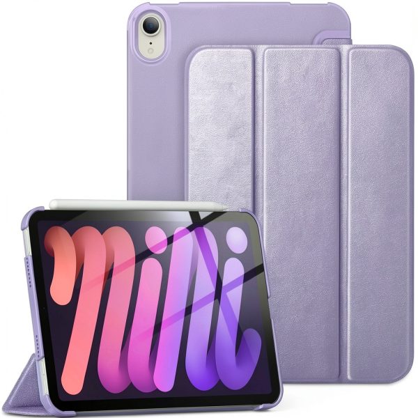 iPad Mini 7 6 Case Magnetic Cover Pencil Support Colors-0