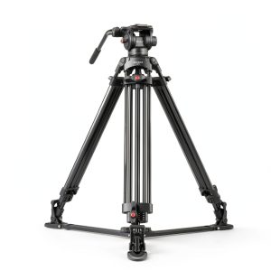 RAUBAY DV-2 Tripod Professional Fluid Head Heavy Duty-0