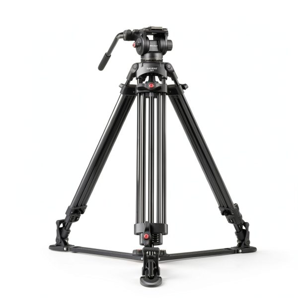 RAUBAY DV-2 Tripod Professional Fluid Head Heavy Duty-0