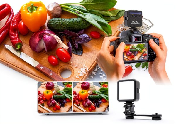 Movo iVlog1 Smartphone Video Kit with Microphone and LED-6