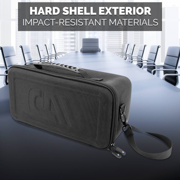 CASEMATIX Travel Case for Meeting Owl Cameras Rugged-5