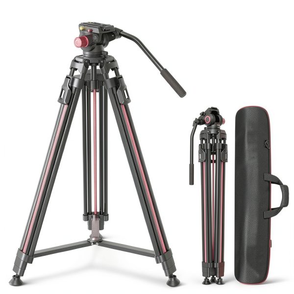 Neewer 79 Inch Video Tripod Fluid Head Quick Release DSLR-0