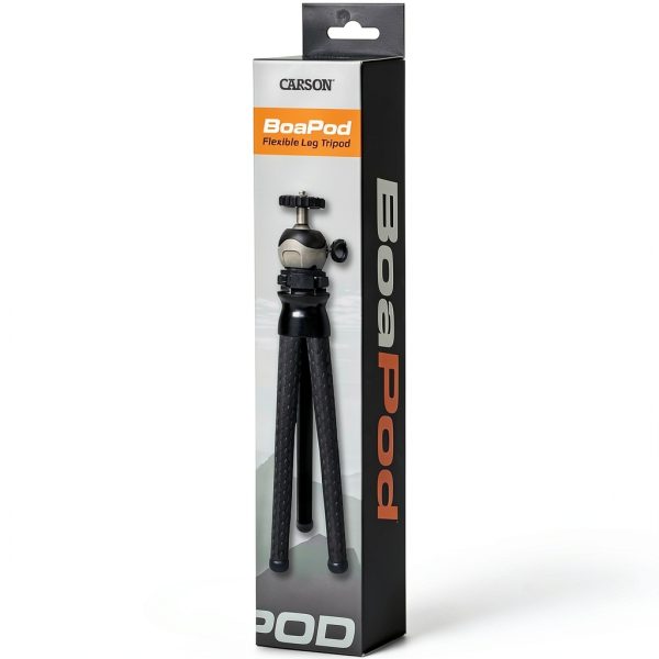 CARSON BoaPod Flexible Tripod Portable Bluetooth Remote-9