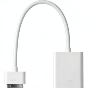 Apple 30 Pin VGA Adapter HD Mirroring Legacy Device Support-0