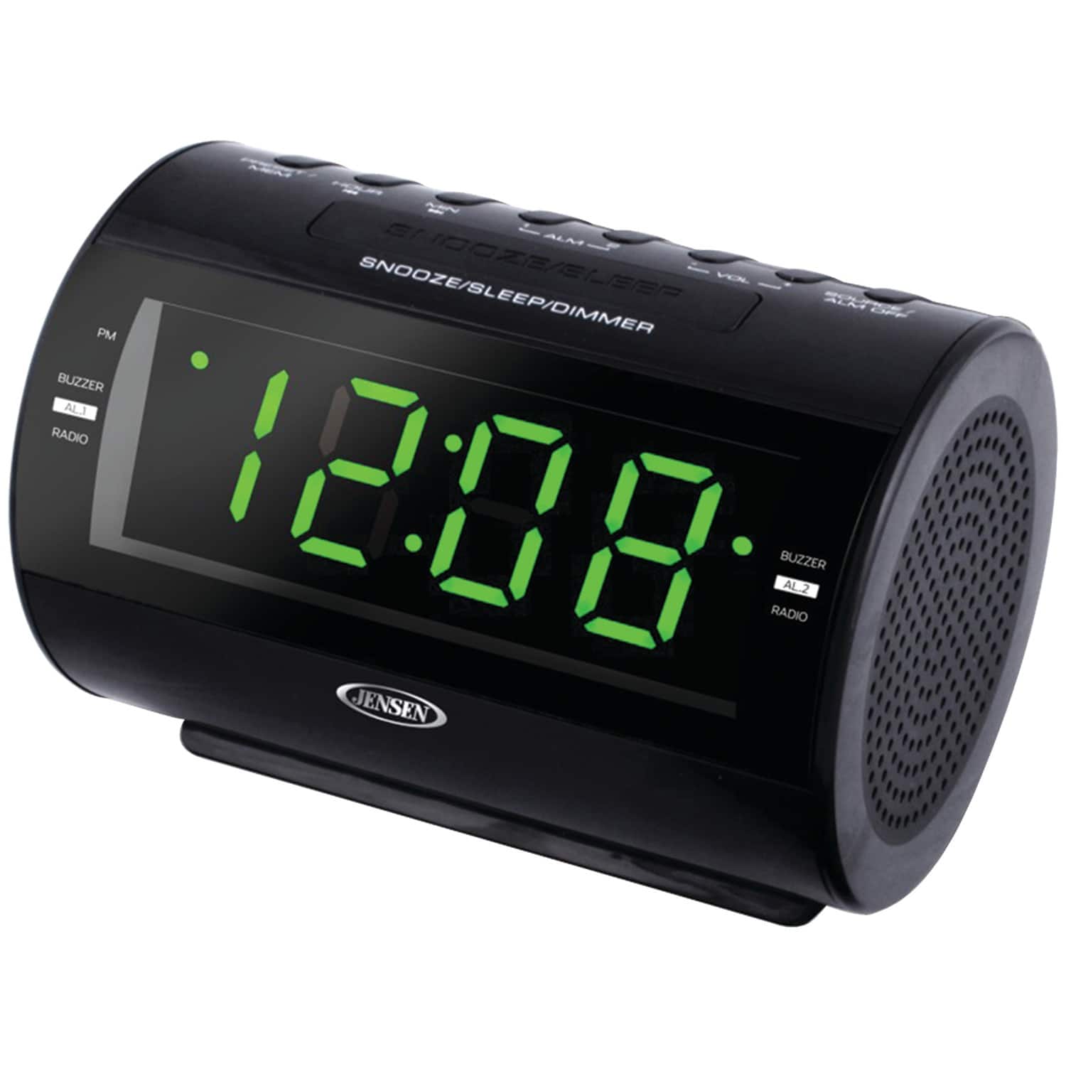 Jensen Alarm Clock Radio on a nightstand