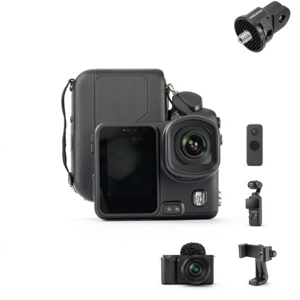 Neewer Action Camera Mount Adapter Aluminum Alloy 1/4 Screw-1