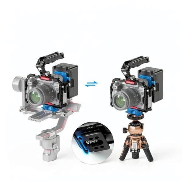 NEEWER V Mount Battery Plate Arca QR Plate Camera Baseplate-4