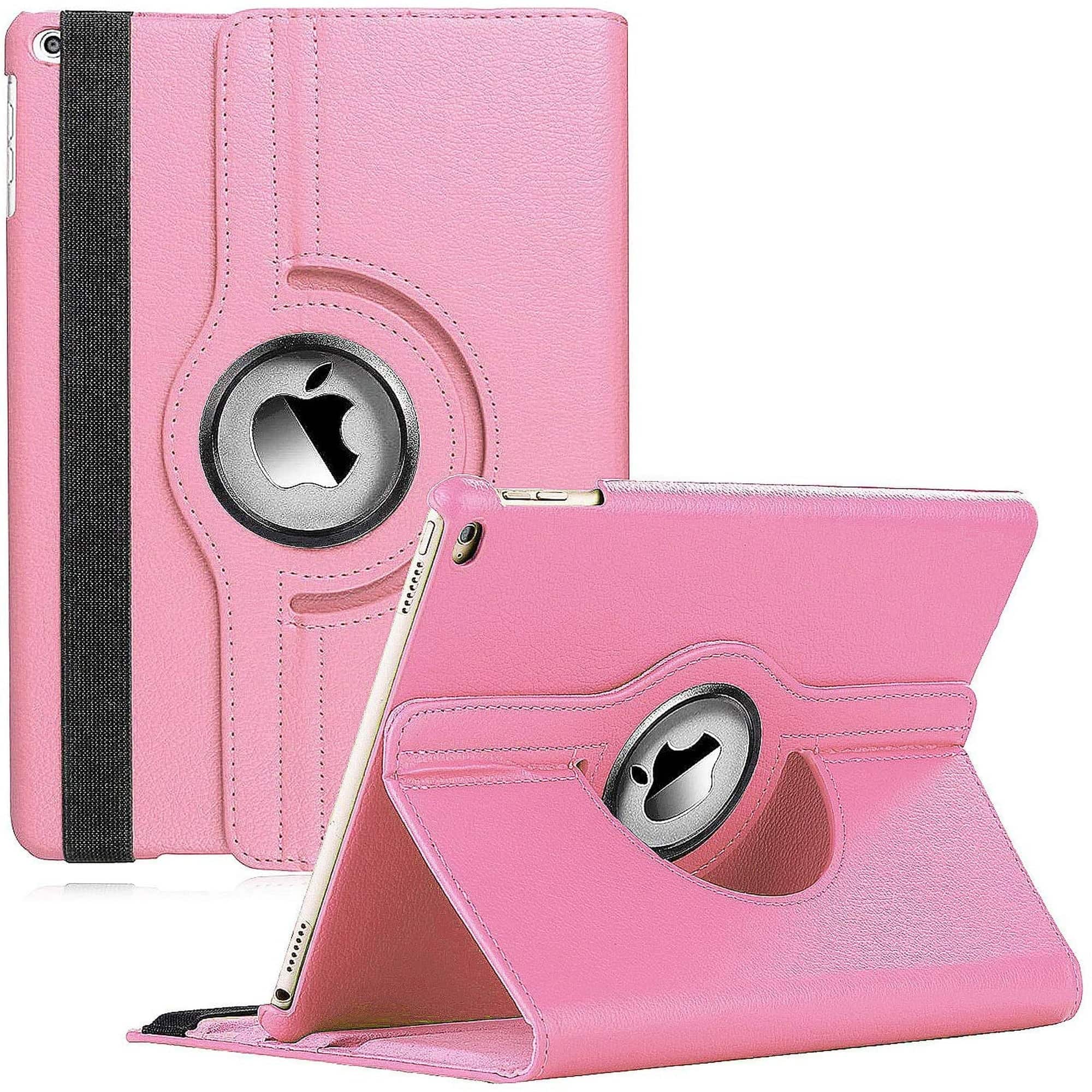 Entronix 360 Rotating Case showing front and back views on an iPad
