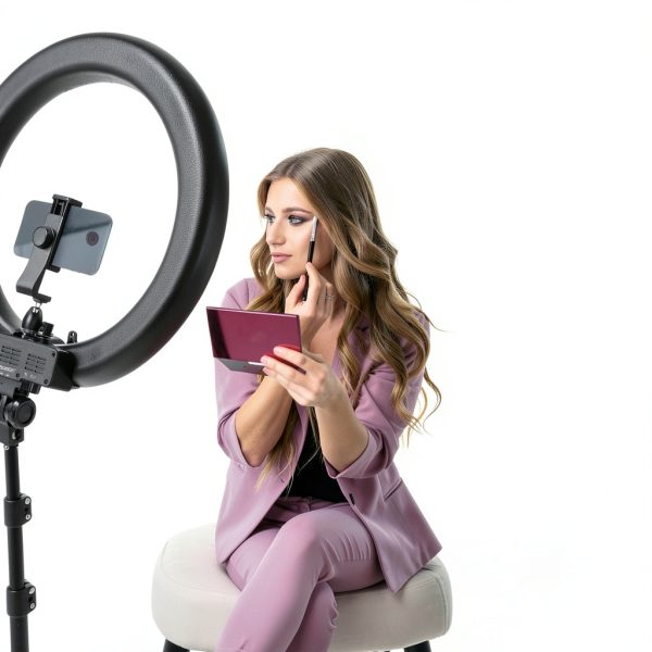 Neewer 18 Inch Ring Light Dimmable Bi Color Streaming-1