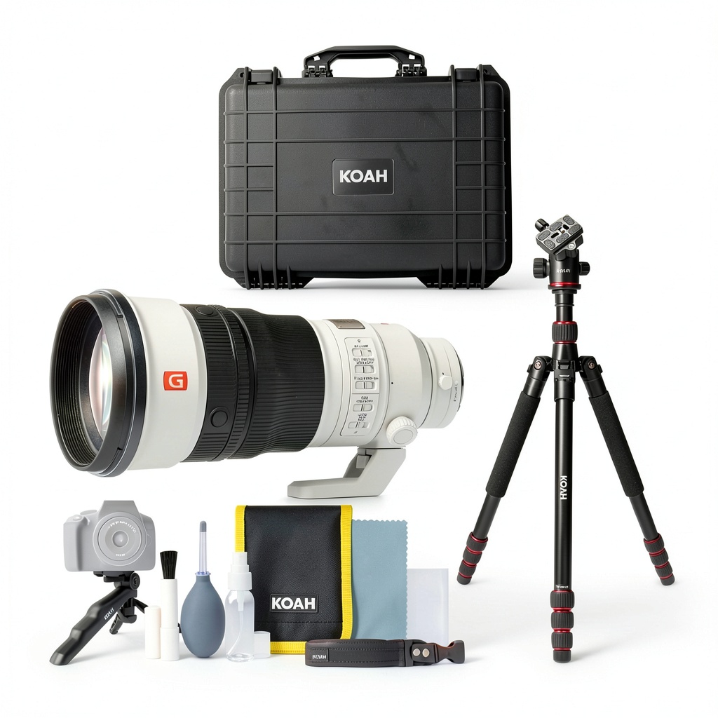 Sony FE 300mm f2.8 GM OSS Lens mounted on a camera during a wildlife shoot