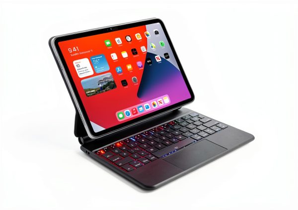Adesso Portable Keyboard Cover iPad Pro Air Aluminum Slim-4