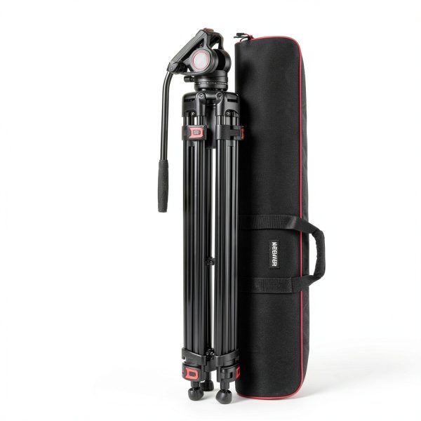 Neewer TP74 Video Tripod Fluid Head Aluminum Heavy Duty-8