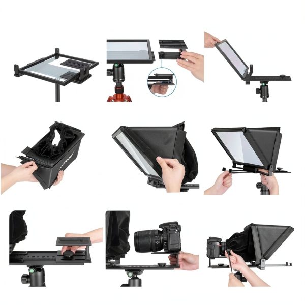 Neewer Teleprompter Aluminum Alloy HD Display Remote Control-4