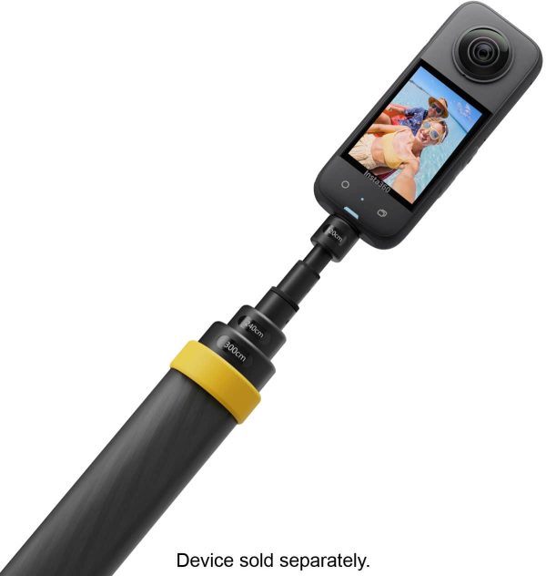Insta360 Extended Selfie Stick Black 3 Meter Camera-3