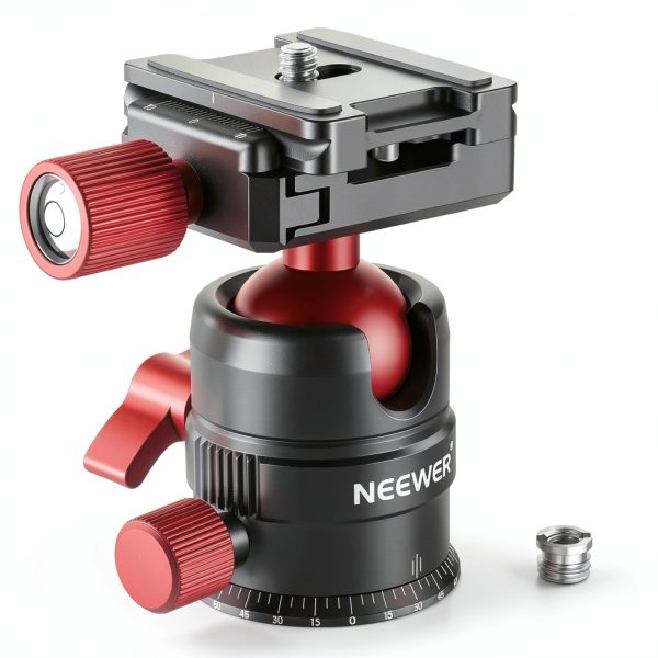 Neewer Tripod Head 360 Panoramic Ball Head for DSLR Cameras-0