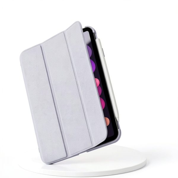 iPad Mini 7 6 Case Magnetic Cover Pencil Support Colors-4