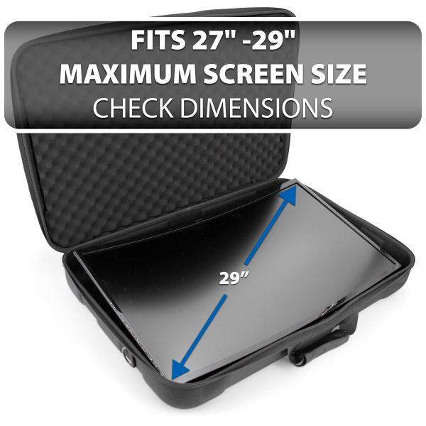 CASEMATIX Hard Shell Monitor Case EVA Protection Travel-6