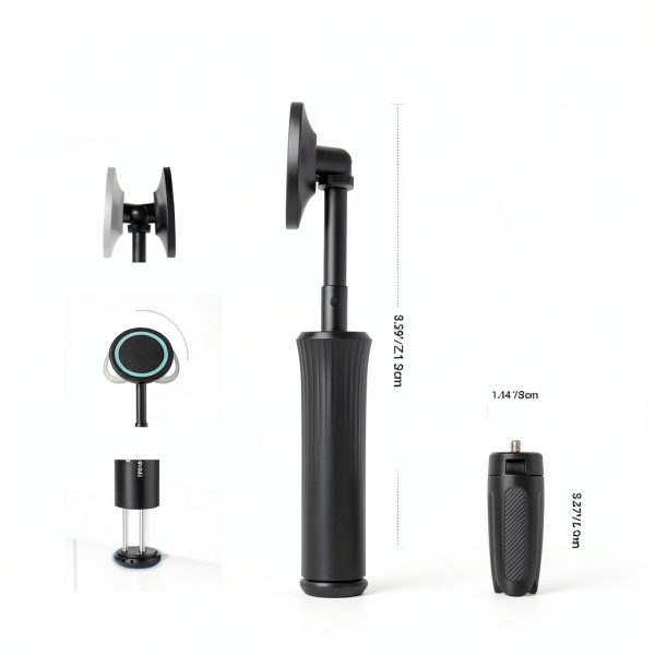 Neewer Airplane Phone Holder Magnetic Tripod Stand Travel-3