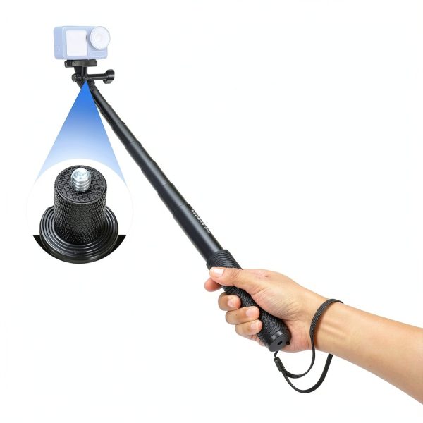 Neewer Invisible Selfie Stick Action Camera Extension Rod-1
