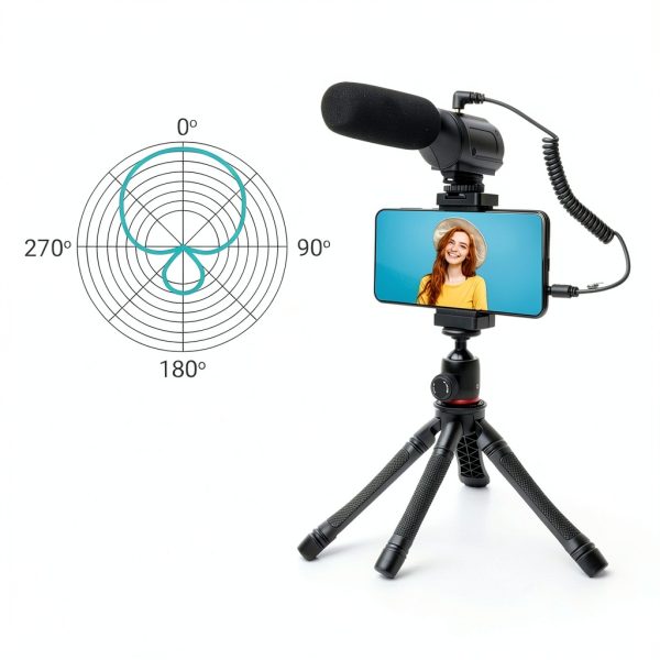 Movo uVlogger Smartphone Vlogging Kit Microphone Light-4
