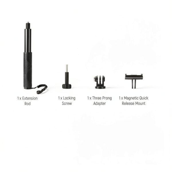 Neewer Invisible Selfie Stick Action Camera Extension Rod-6
